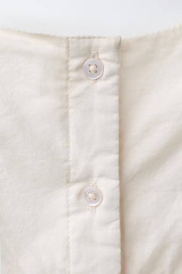 BODY FLEUR BRODÉE - Écru de Zara - Image 3