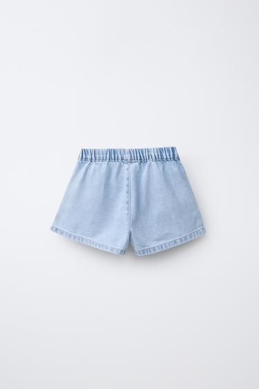 DENIM BERMUDA SHORTS - Light blue by Zara - Image 1