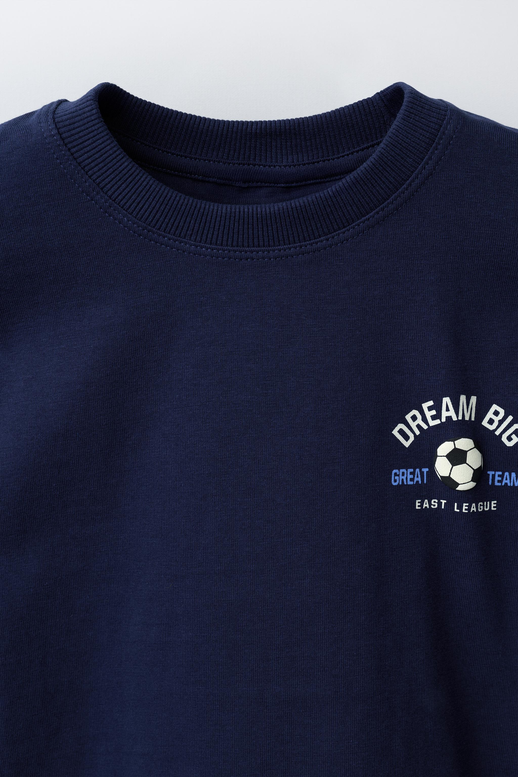 FOOTBALL PRINT T-SHIRT