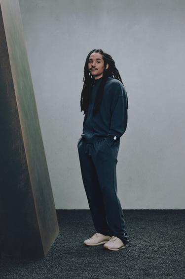 WASHED KNIT TROUSERS X SR_A - Navy blue by Zara - Image 4