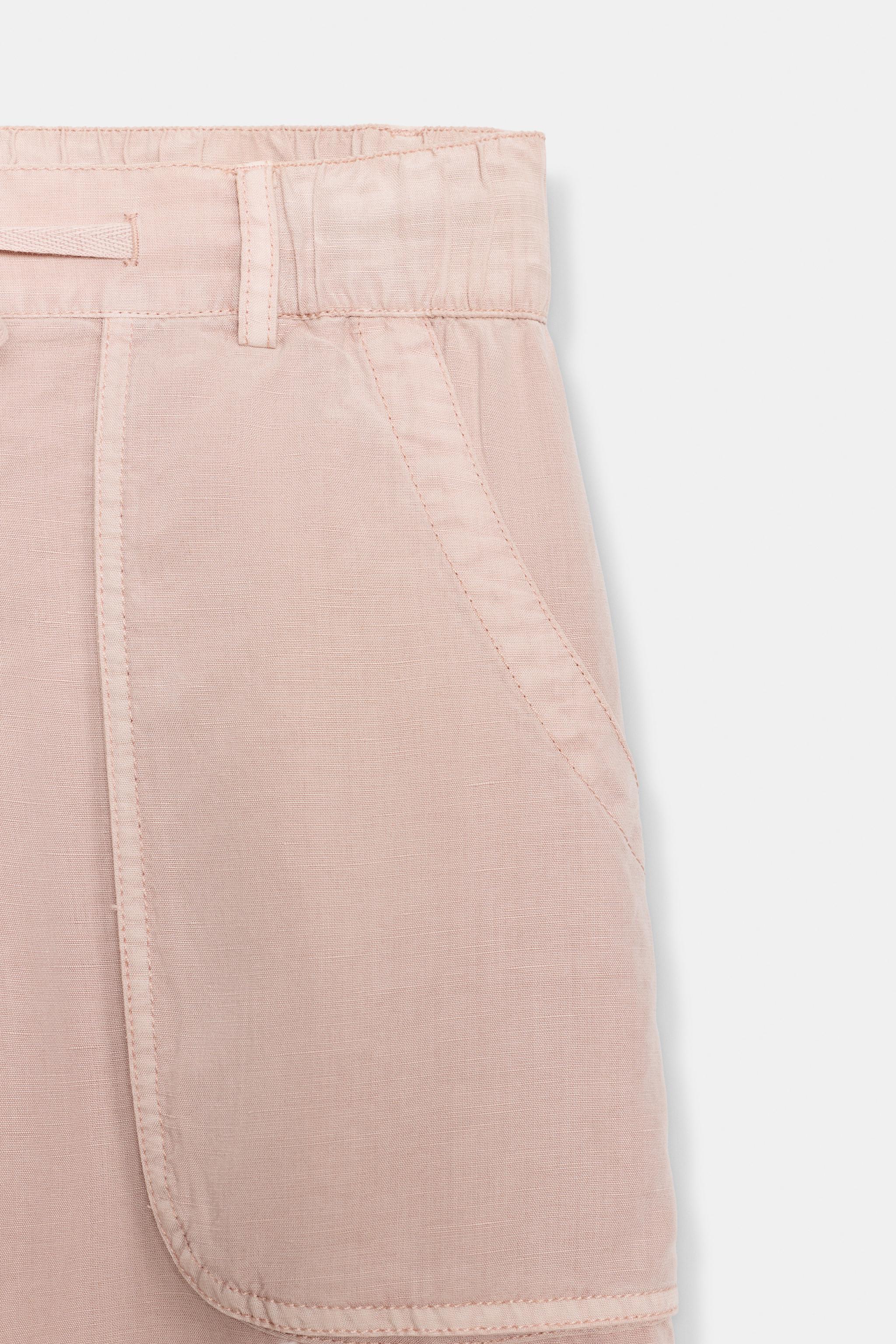 PANTALON CARGO EFFET DÉLAVÉ