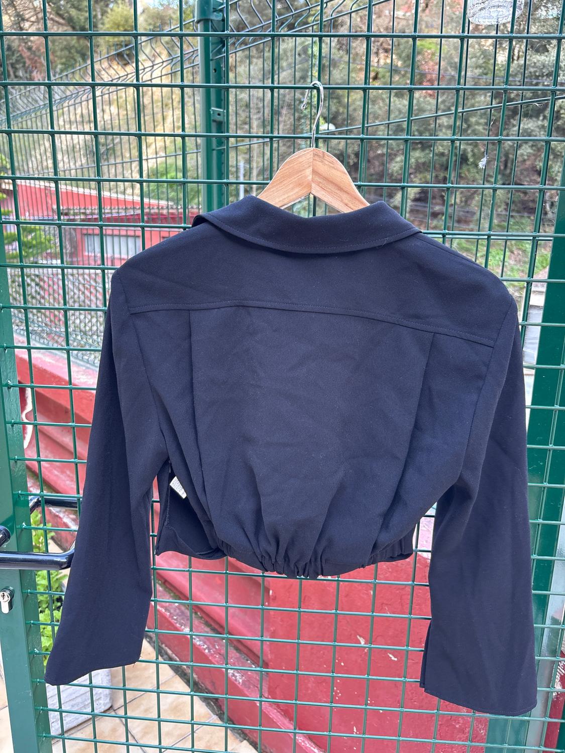 PLEATED CROPPED SHIRT - Image 3