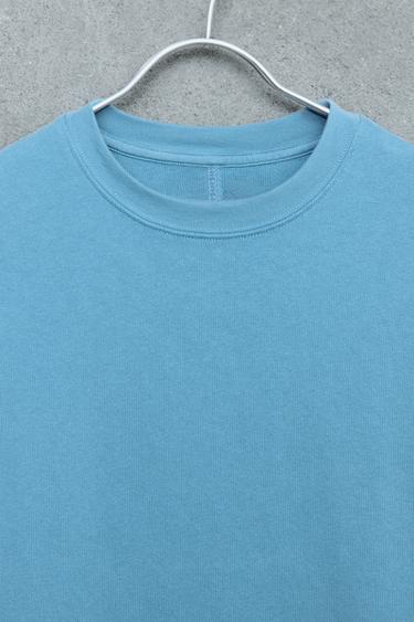 STORIESZ - T-SHIRT HEAVY WEIGHT UNI - Bleu clair de Zara - Image 2