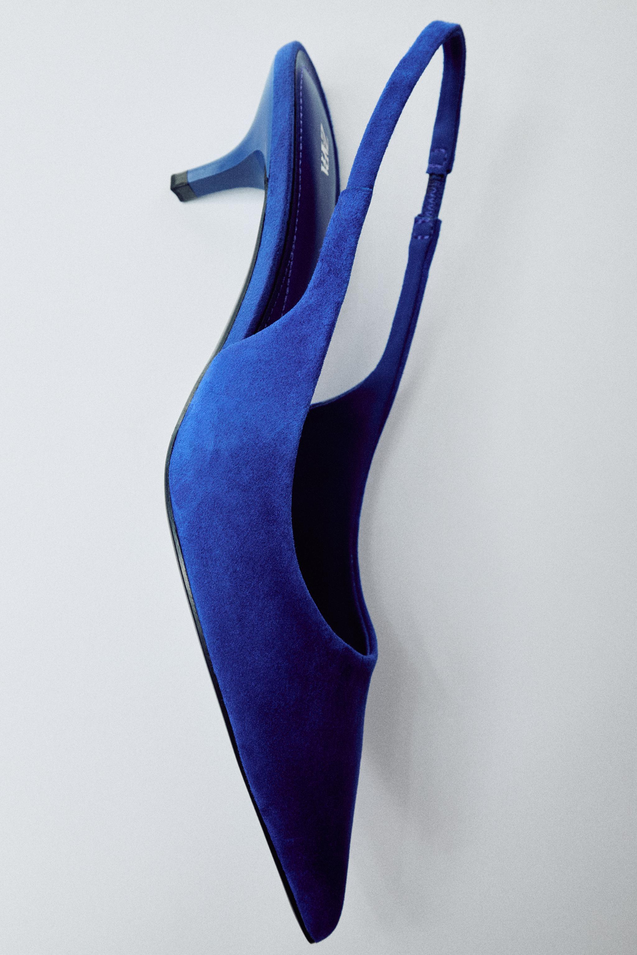 Suede Kitten Heels by Zara