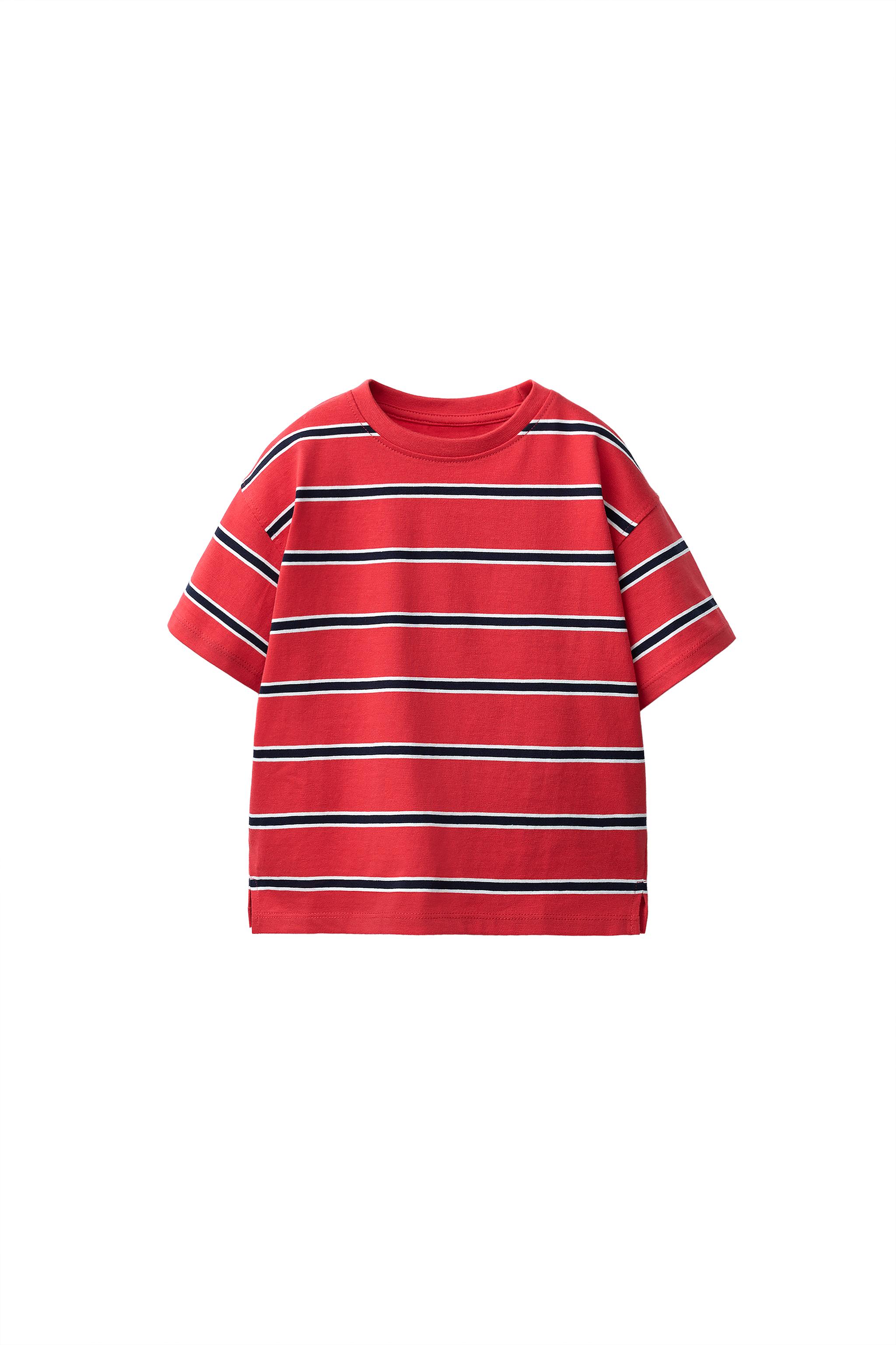 ストライプTシャツ - レッド/ブラック | ZARA Japan / 日本