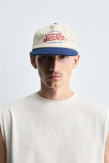 PEPSI © PEPSICO PRINT CAP - Ecru by Zara - Image 0