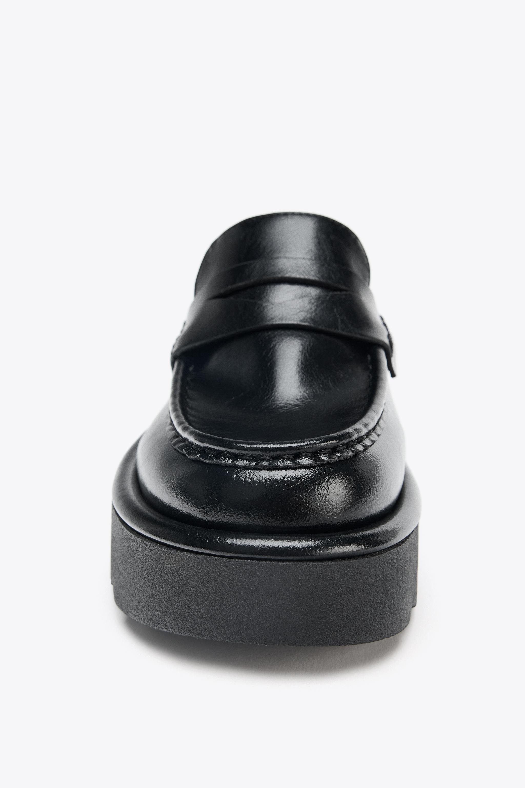 ✧新品✧未使用　ZARA ミュール ローファー 黒 39 チャンキーソールミュールローファー - ブラック | ZARA Japan