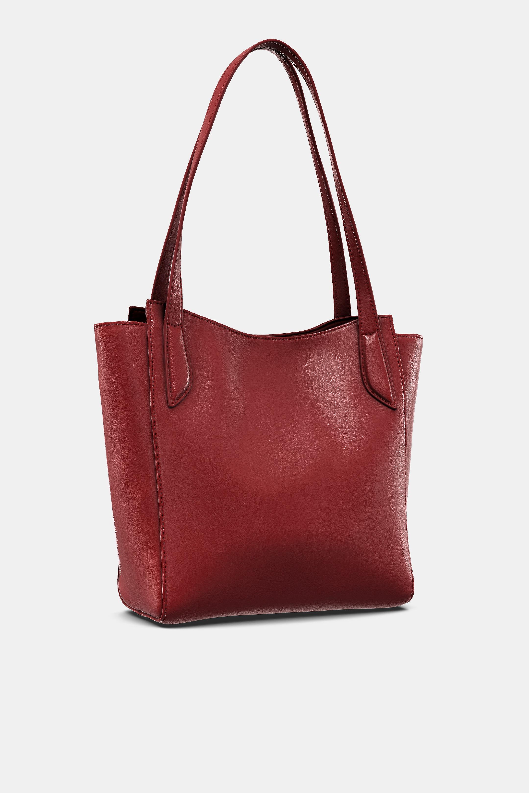 MINI TOTE BAG COM DETALHE DE ALÇAS - Vermelho | ZARA Brasil