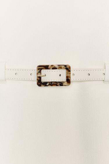 TOP EN MAILLE CEINTURE - Écru de Zara - Image 8