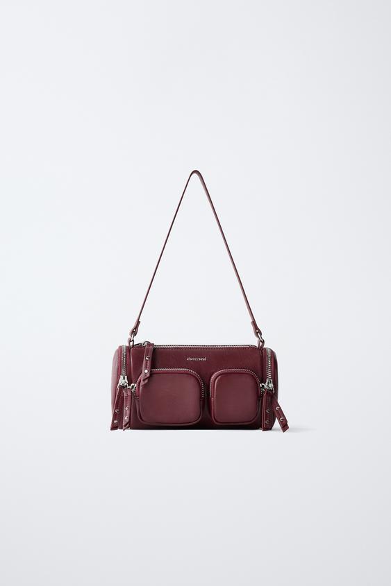 SHOULDER BOLSILLOS - Granate de Zara - Imagen 0