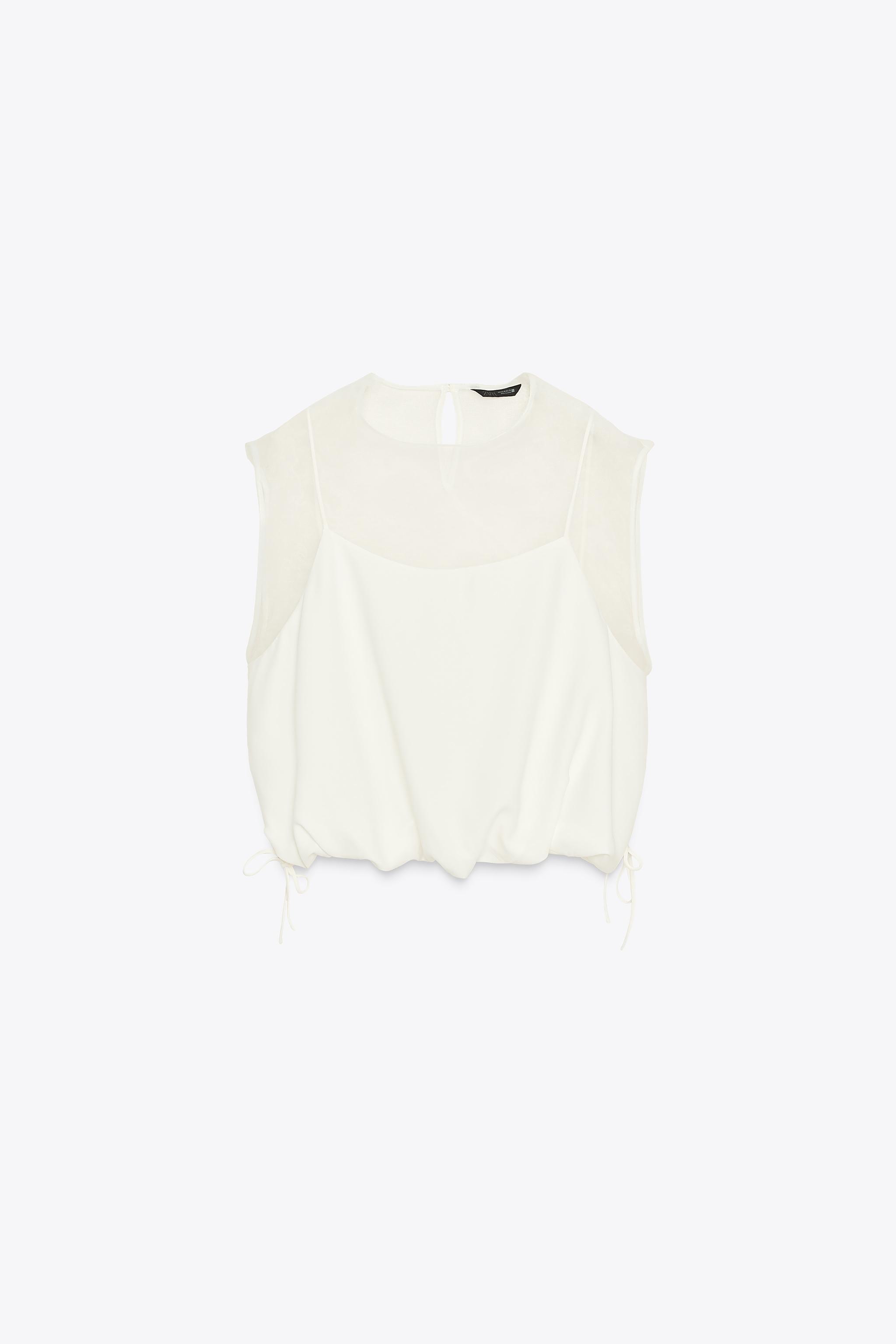 レディースオーガンザトップス | ZARA 日本