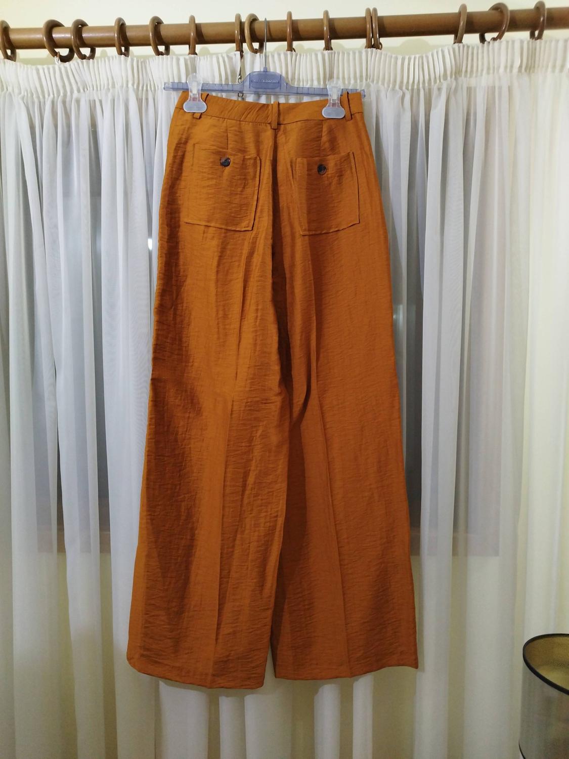 FLOWING LINEN BLEND TROUSERS WITH SIDE VENTS - Image 4