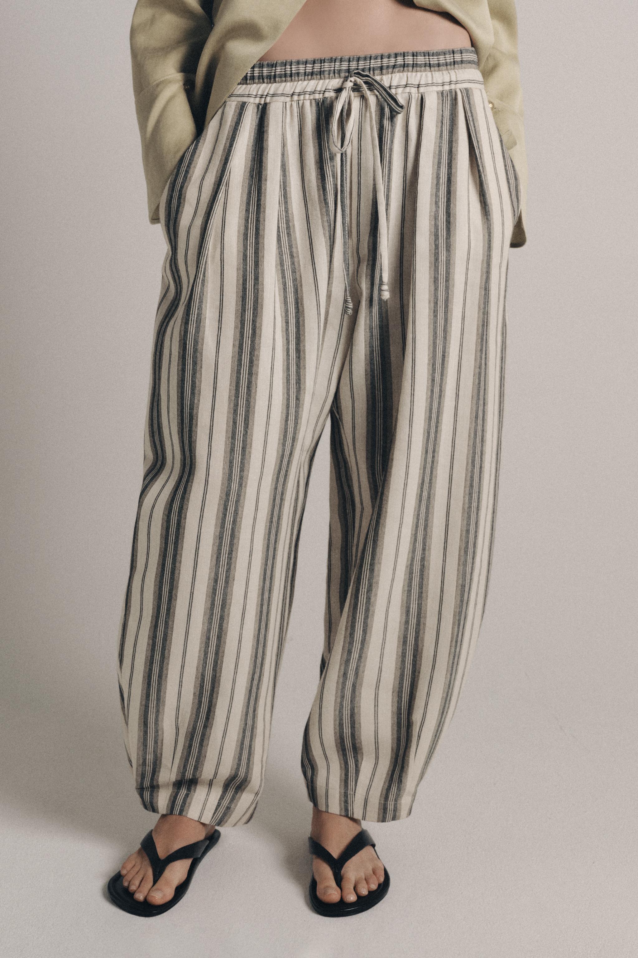 ZW COLLECTION STRIPED PAJAMA PANTS