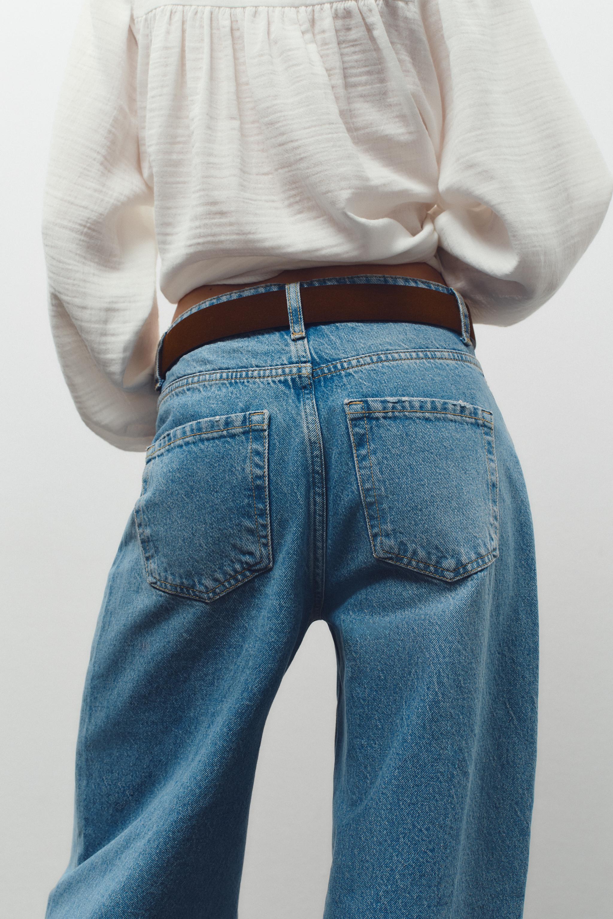 Z1975 HIGH-WAISTED WIDE LEG TAPERED BELTED JEANS - Light Z1975 HIGH-WAISTED WIDE LEG TAPERED BELTED JEANS - Light