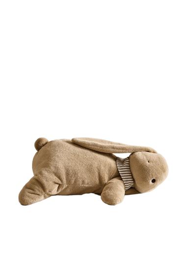 KIDS' BUNNY CUSHION - Dark beige Zara