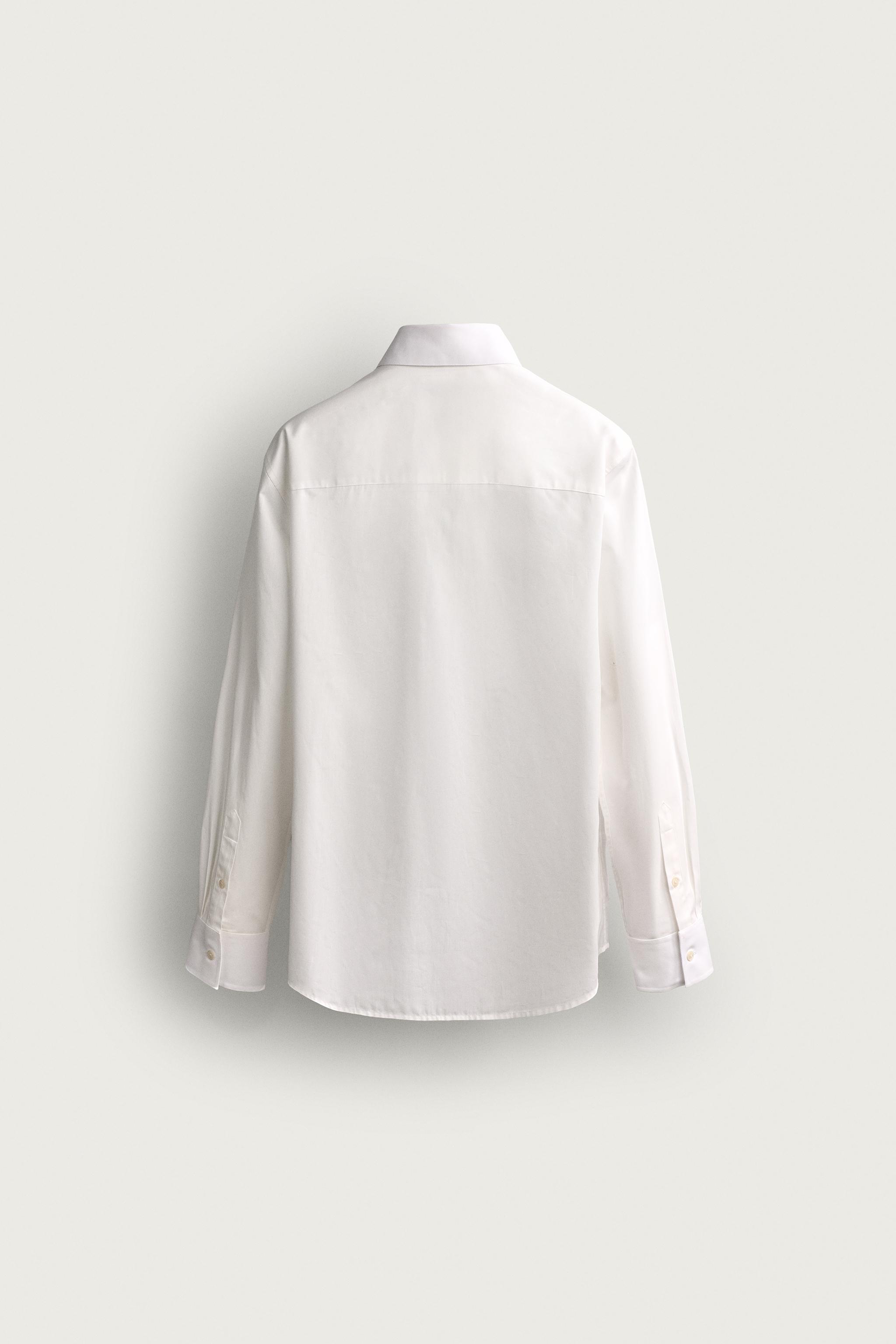 CHEMISE RELAXED FIT COTON