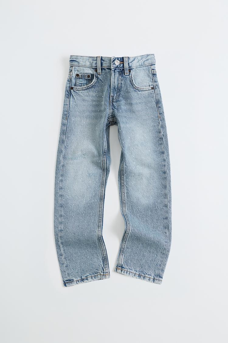 JEANS STRAIGHT STRASS