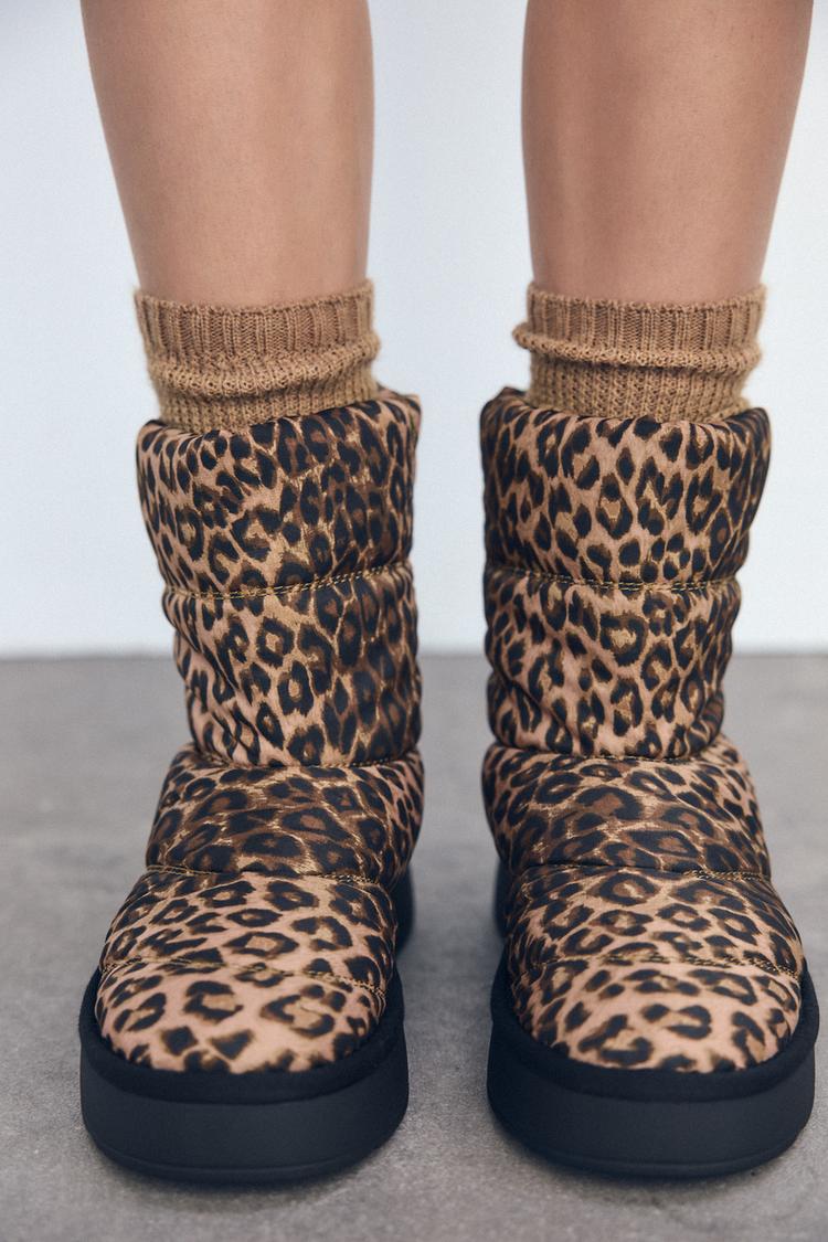Public Desire Botas Tacon Leopardo Zapatos Tacón Zapatillas Zara