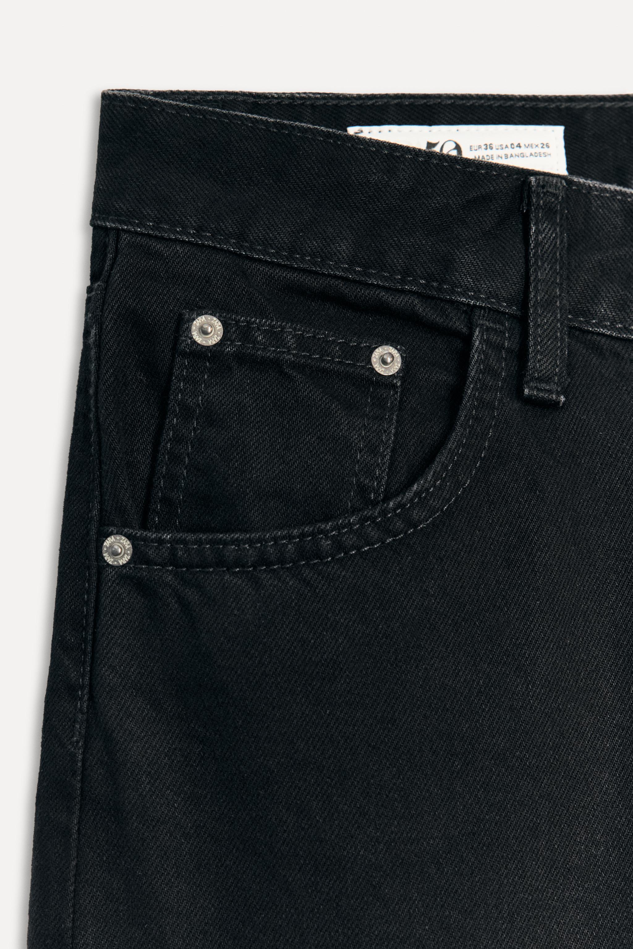 CURVED HIGH RISE JEANS 50TH ANNIVERSARY - Black | ZARA