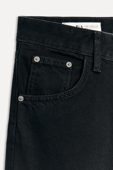 HIGH-WAIST CURVED JEANS 50TH ANNIVERSARY - Black by Zara - Image 3