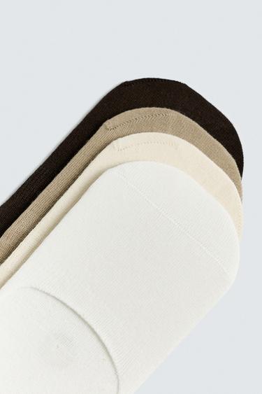 PACK OF 4 NO-SHOW SOCKS - various by Zara - Image 1