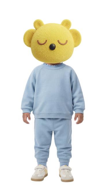 CONJUNTO SUDADERA Y PANTALÓN JOGGER BÁSICO - Azul claro de Zara