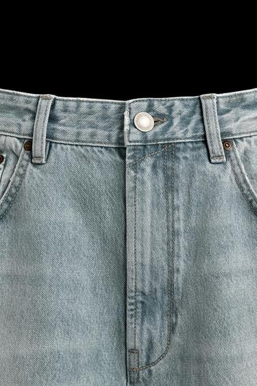 Zara BAGGY FIT JEANS - Aquamarine