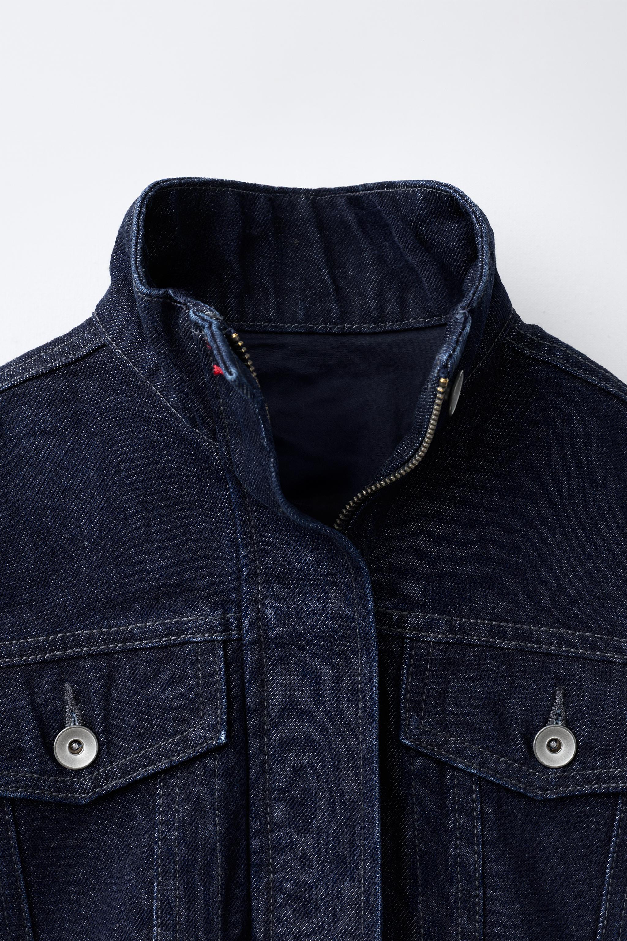 バルーンスリーブ デニムジャケット - ブルー | ZARA Japan / 日本