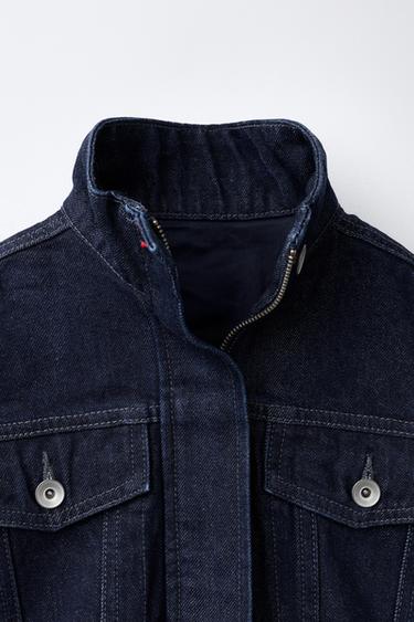 CAZADORA DENIM BALLOON - Azul de Zara