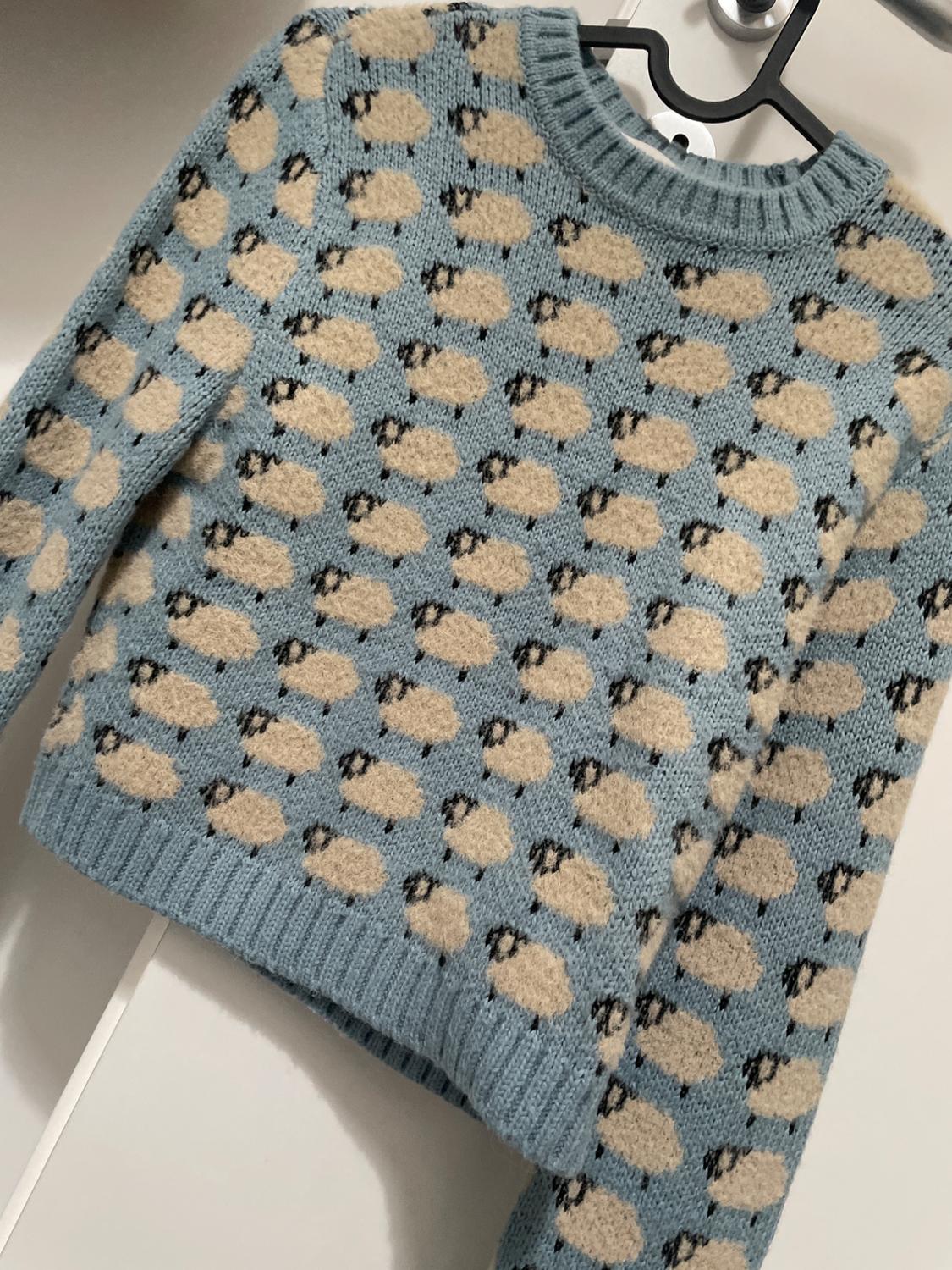 PRINTED KNIT SWEATER - Image 4