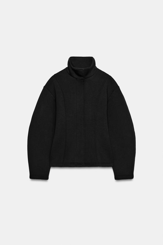 HIGH-NECK JACKET - Black by Zara - Image 0