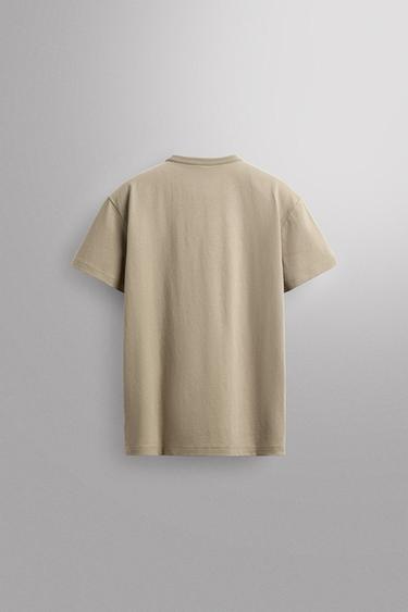T-SHIRT RELAXED FIT HEAVYWEIGHT - Sable de Zara - Image 7