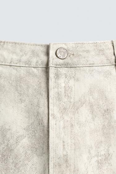 CARPENTER POCKET BERMUDA SHORTS - Printed by Zara - Image 7