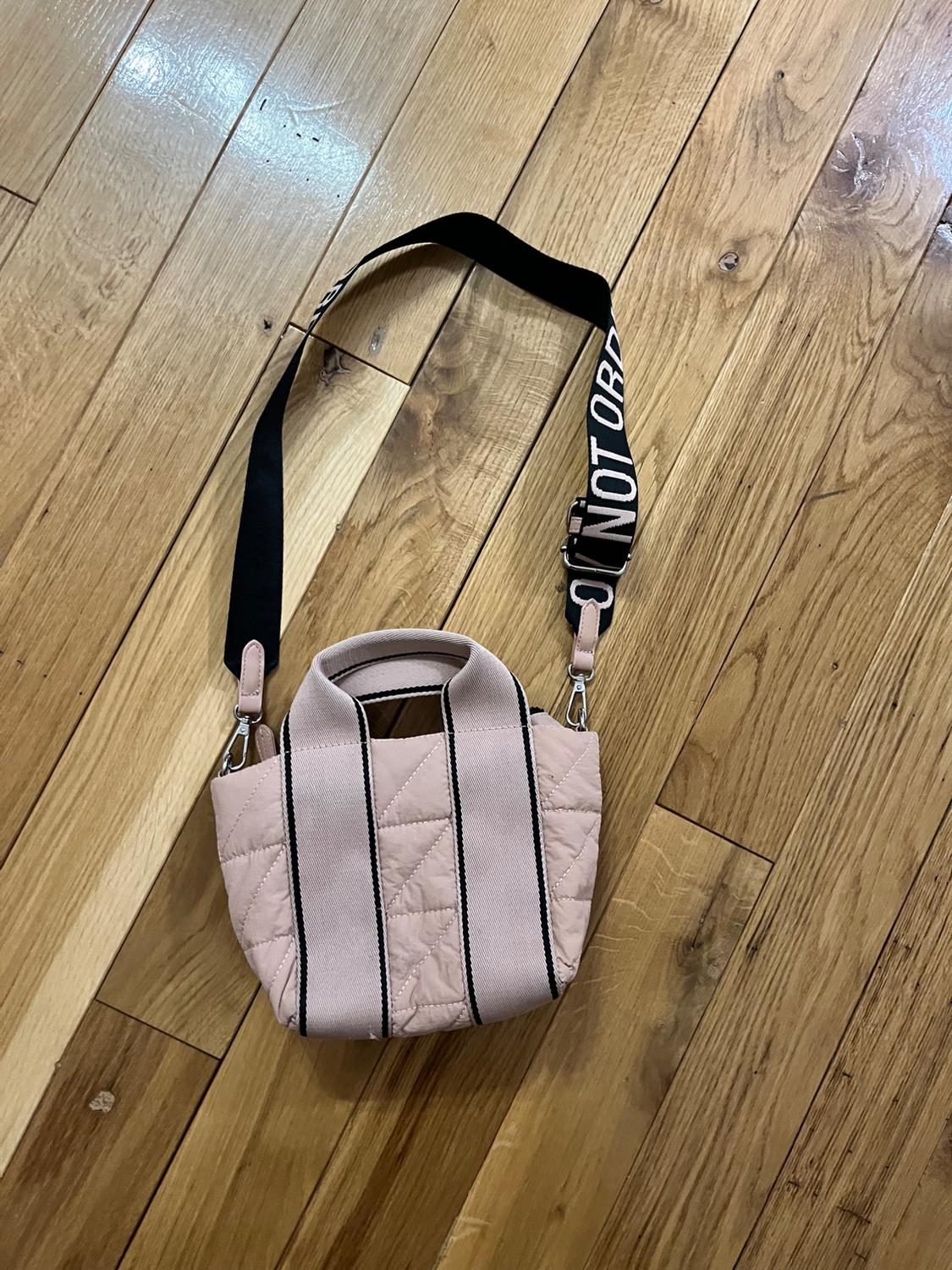 NYLON CITY BAG WITH SLOGAN - Image 2