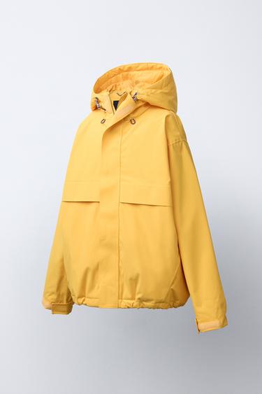 WATER-RESISTANT AND WINDPROOF JACKET - Yellow by Zara - Image 1