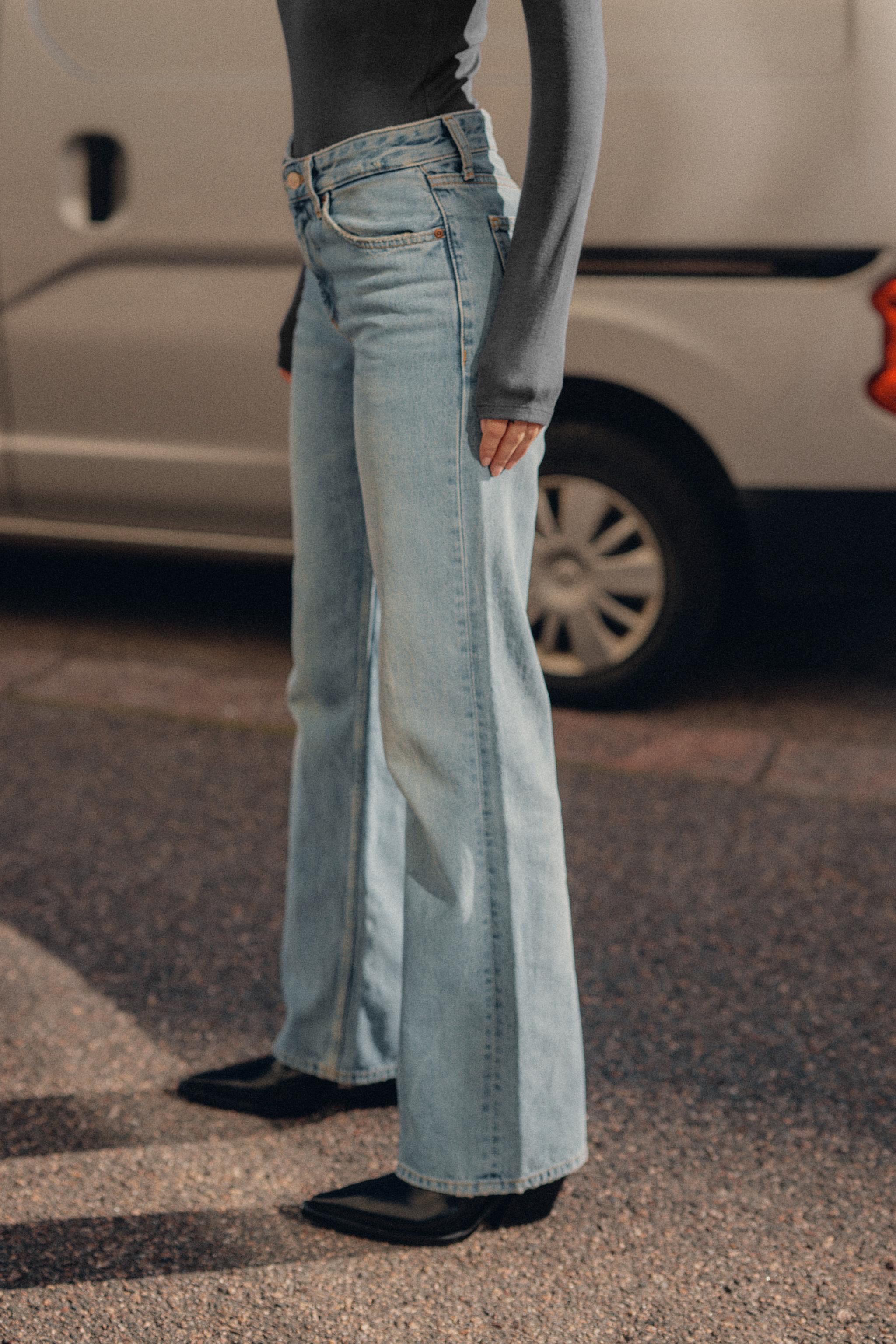 JEAN TRF WIDE LEG TAILLE MI-HAUTE