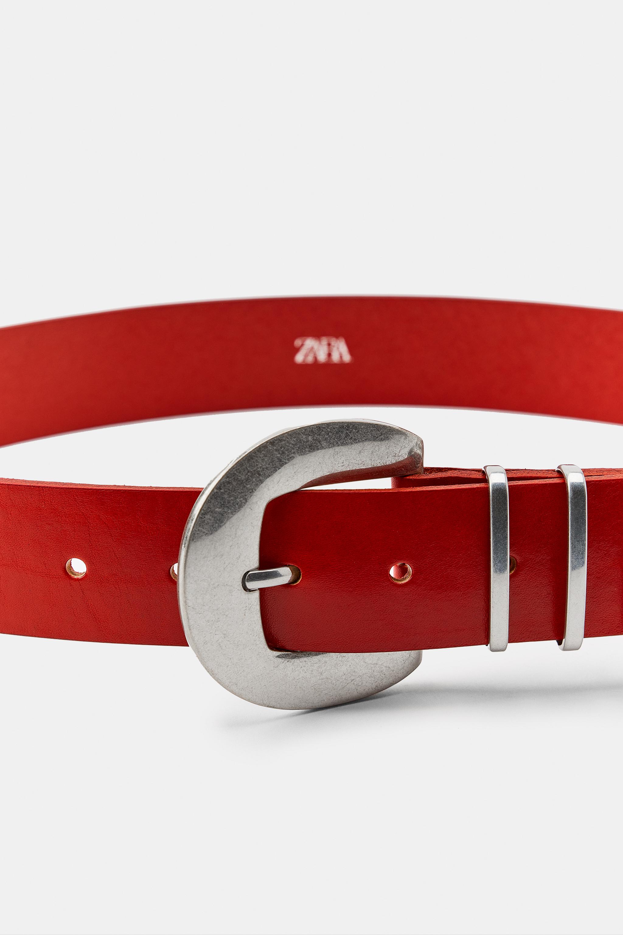100% LEATHER TRIPLE LOOP BELT