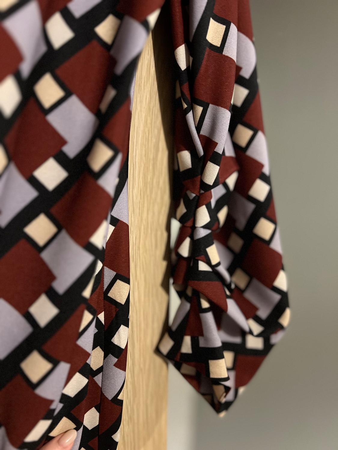 PRINTED MIDI DRESS - Image 3