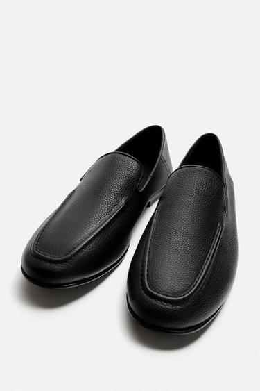 MOCASSINS EN CUIR - Noir de Zara - Image 3
