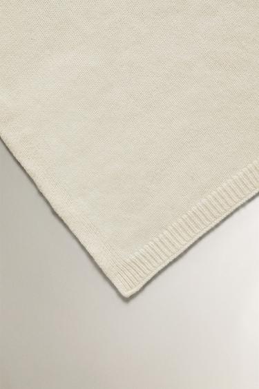 COUVERTURE CACHEMIRE - Écru de Zara - Image 1