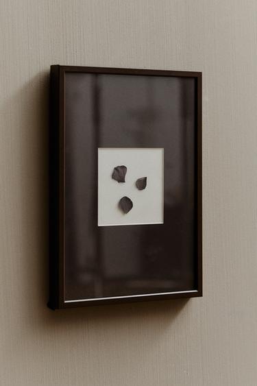 COLOURED METAL PHOTO FRAME - Brown by Zara