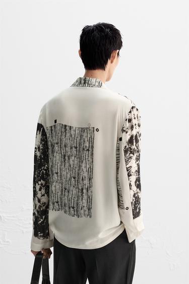 LIMITED EDITION ABSTRACT PRINT SHIRT - Printed by Zara - Image 2