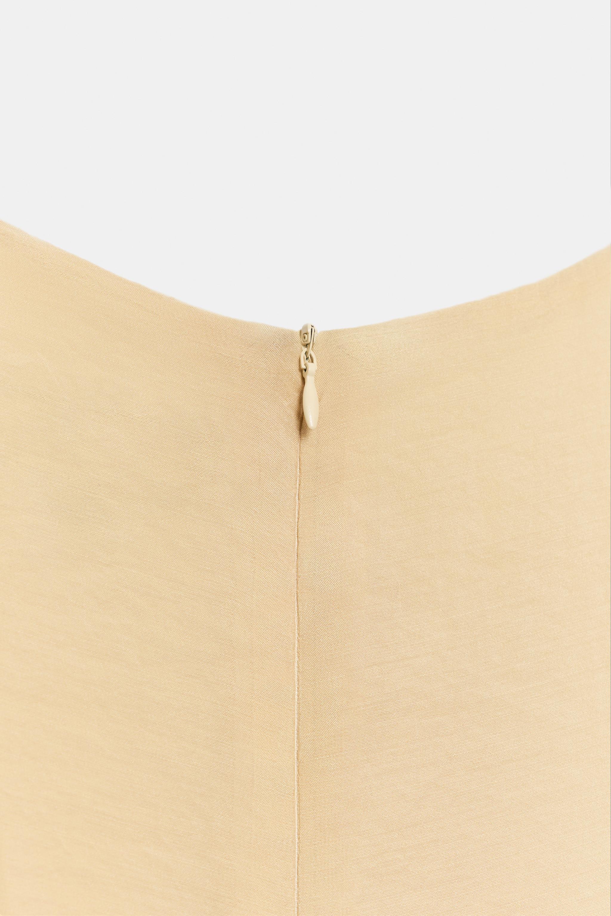 Женские комбинезоны Zara FLOWY LONG JUMPSUIT — фото 4