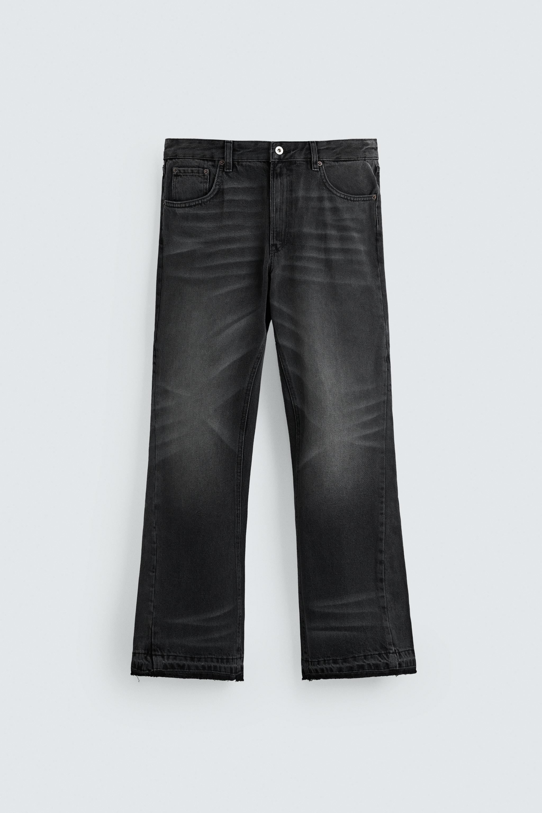 FLARE FIT JEANS - charcoal gray | ZARA United States