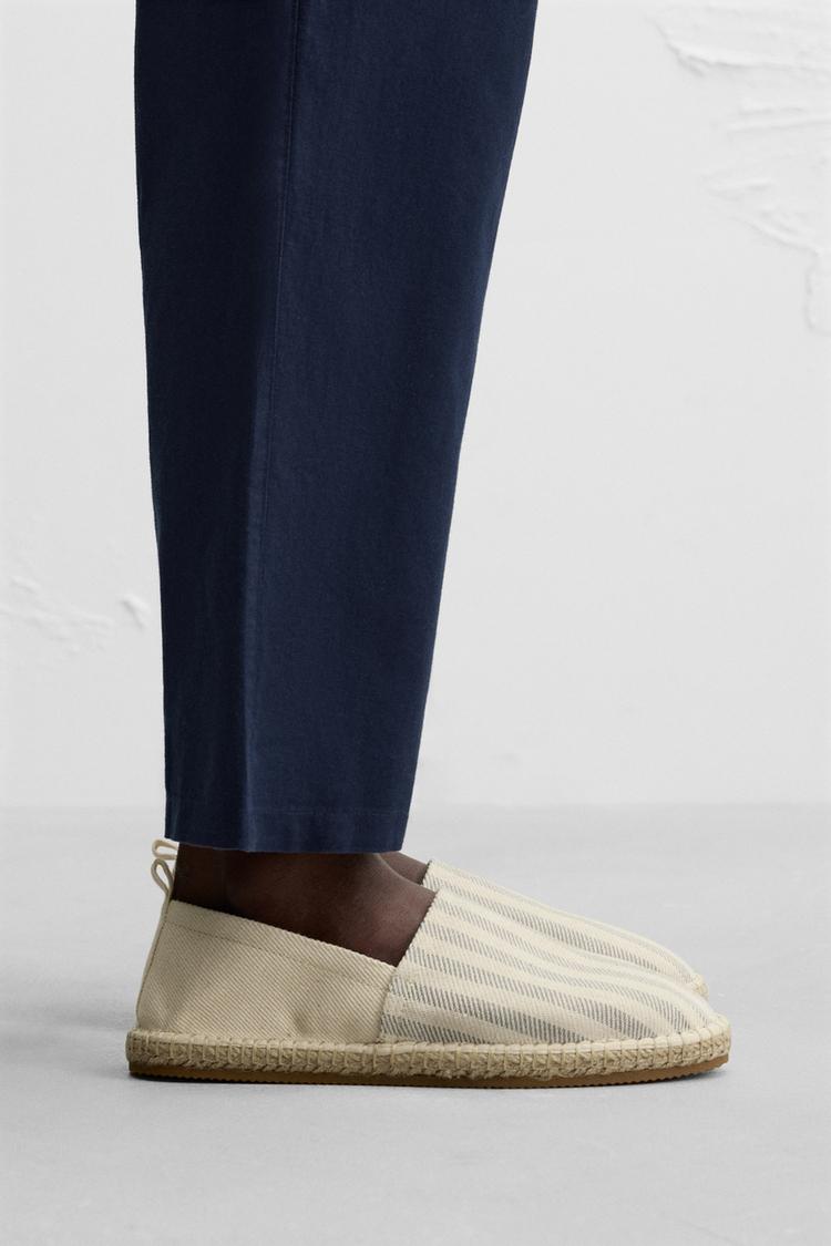 ALPARGATA TEJIDO RAYAS Multicolor ZARA Chile