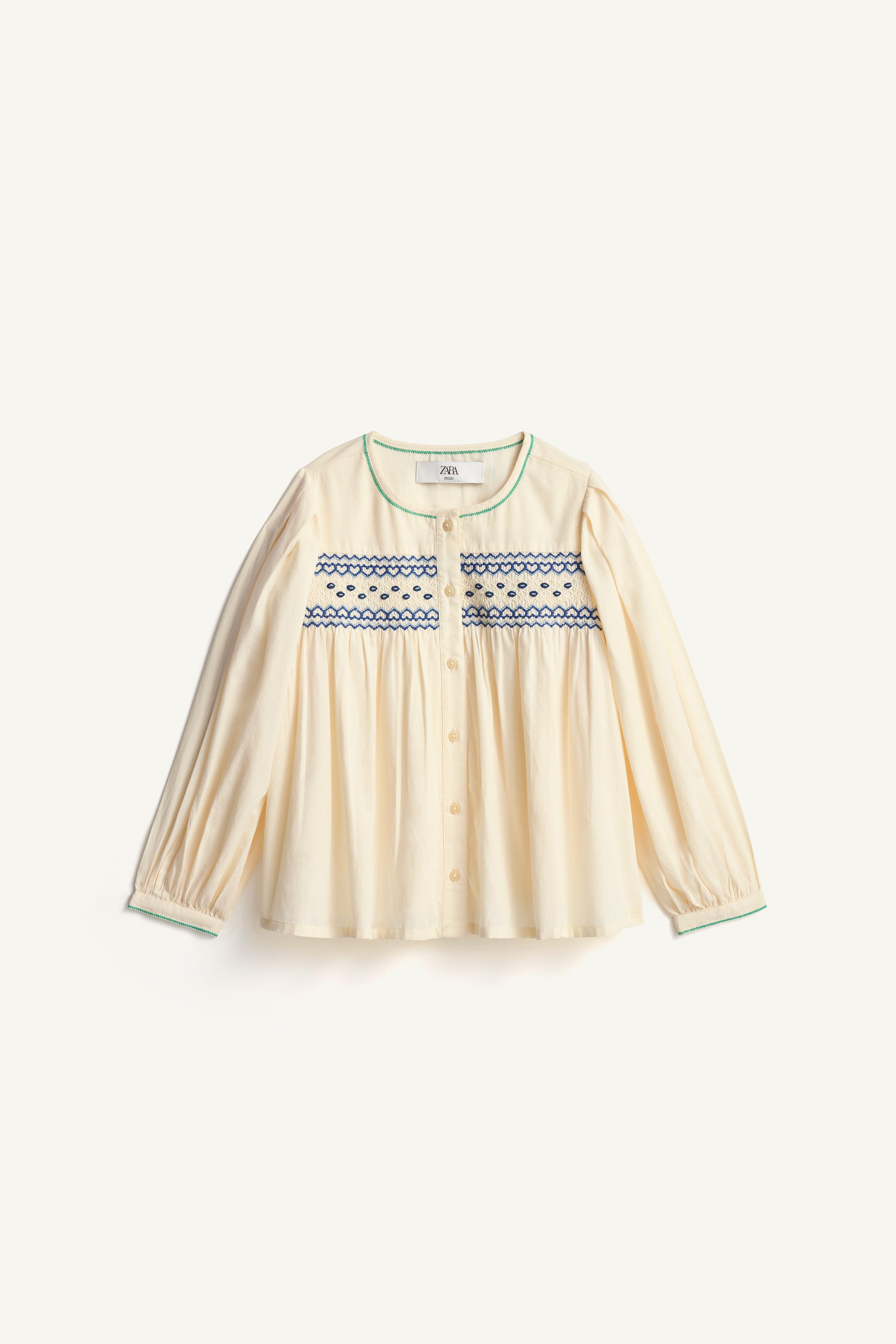 LIMITED EDITION SMOCKED BLOUSE