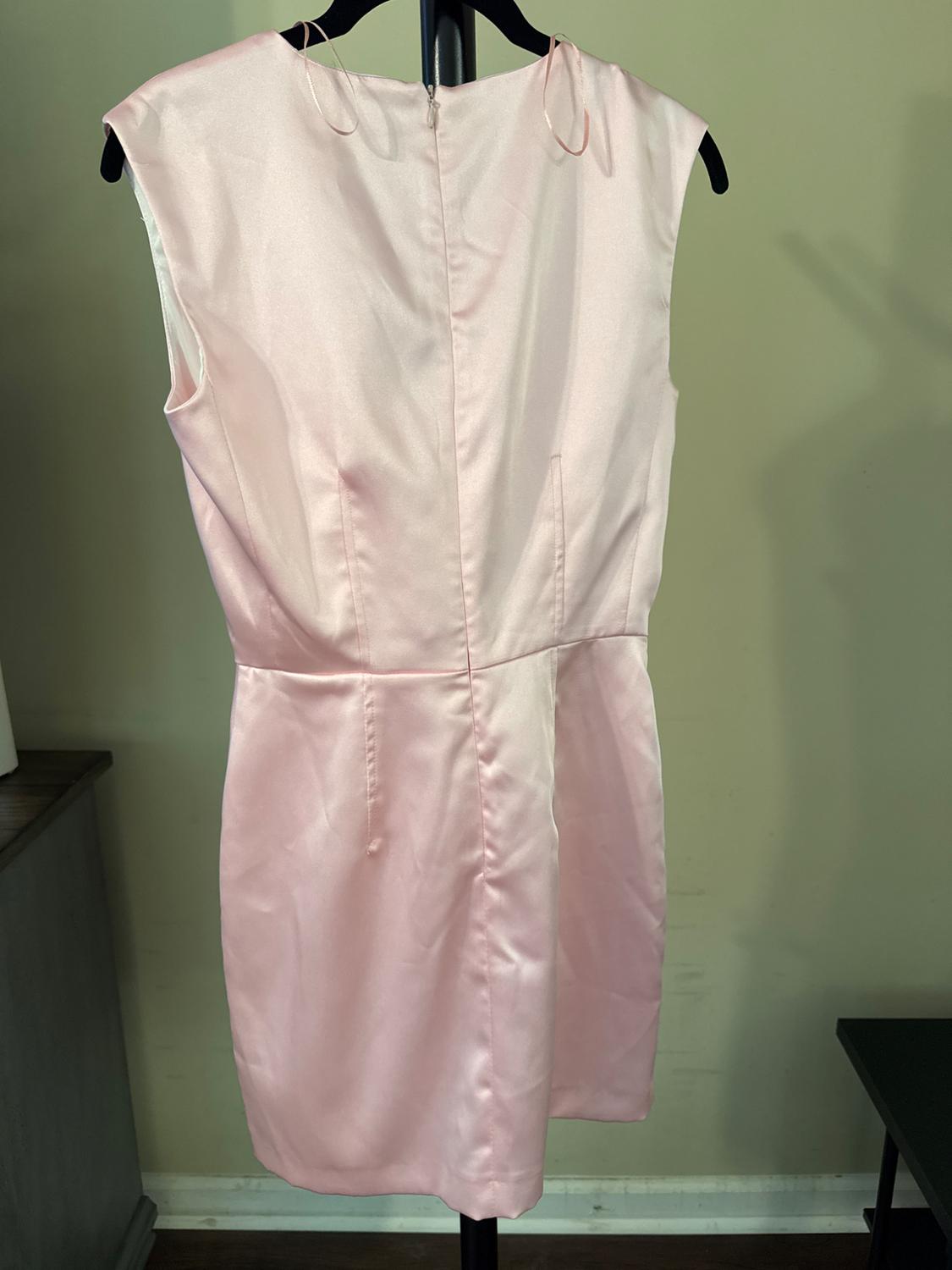 SATIN EFFECT MINI DRESS - Image 2