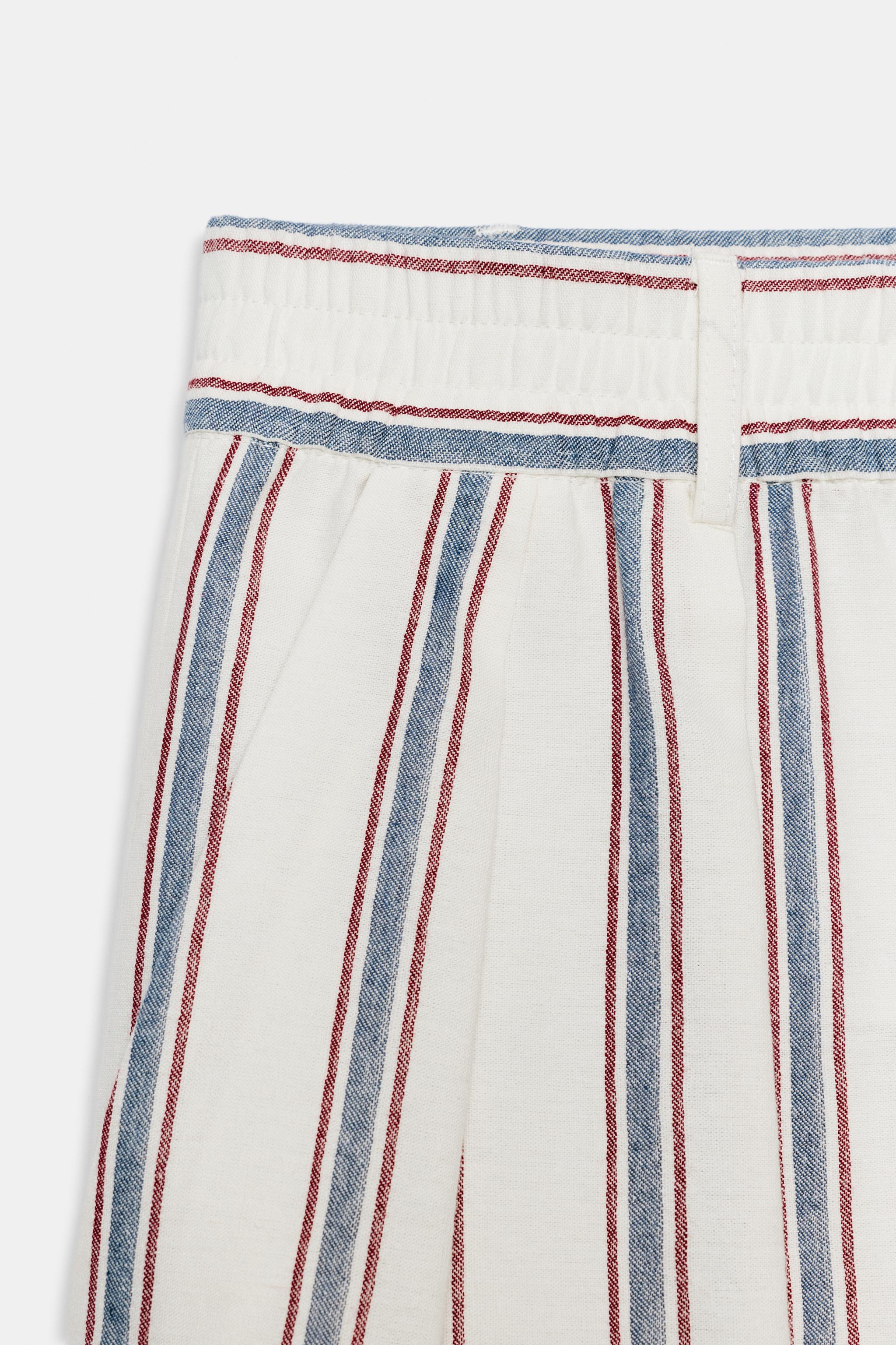 ZW COLLECTION STRIPED BALLOON PANTS