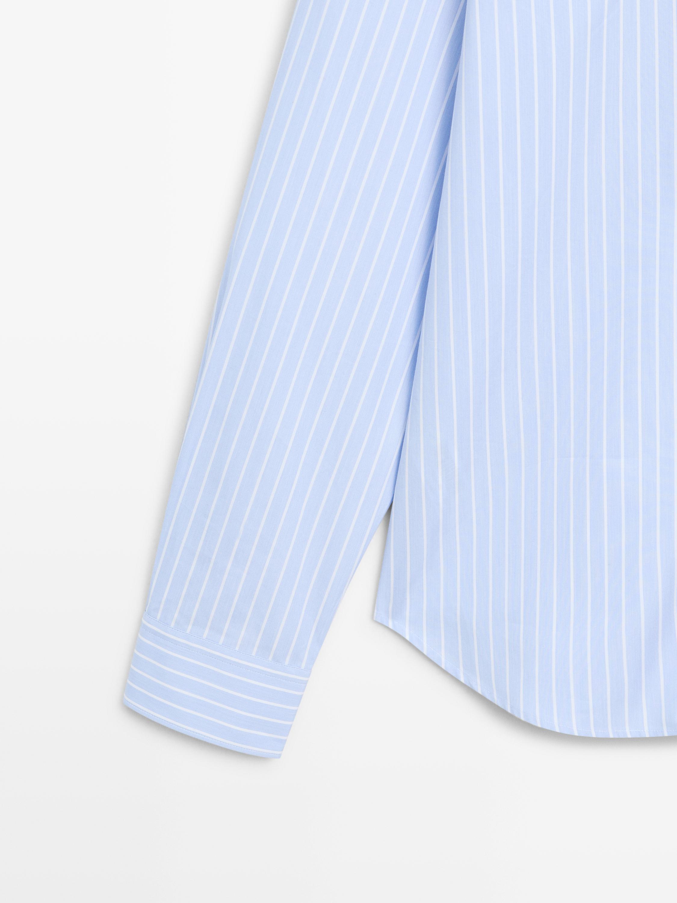 Chemise à rayures tennis regular fit