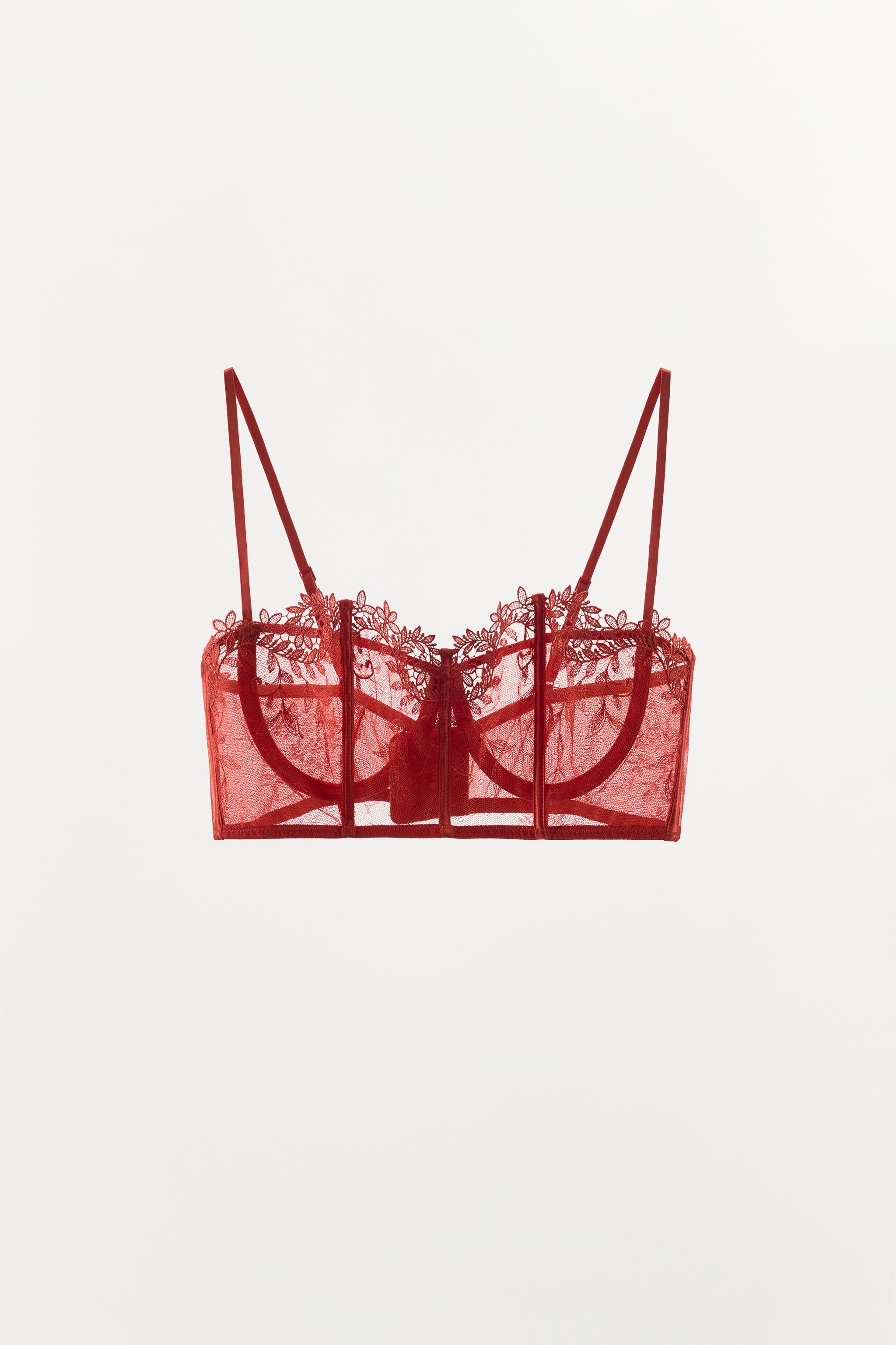 BRASSIÈRE À ARMATURES EN DENTELLE